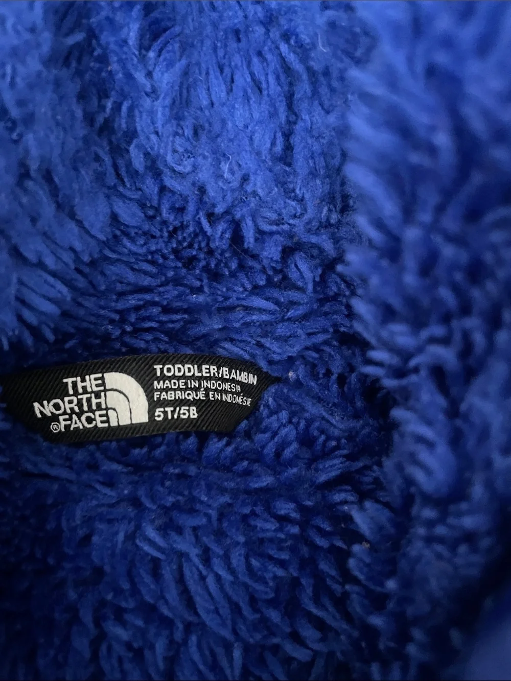 The North Face Kids Royal Blue Hooded Puffer Jacket